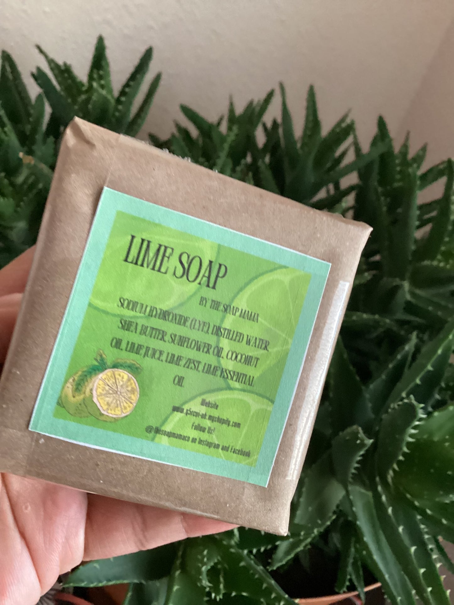 Lime Vegan Bar Soap