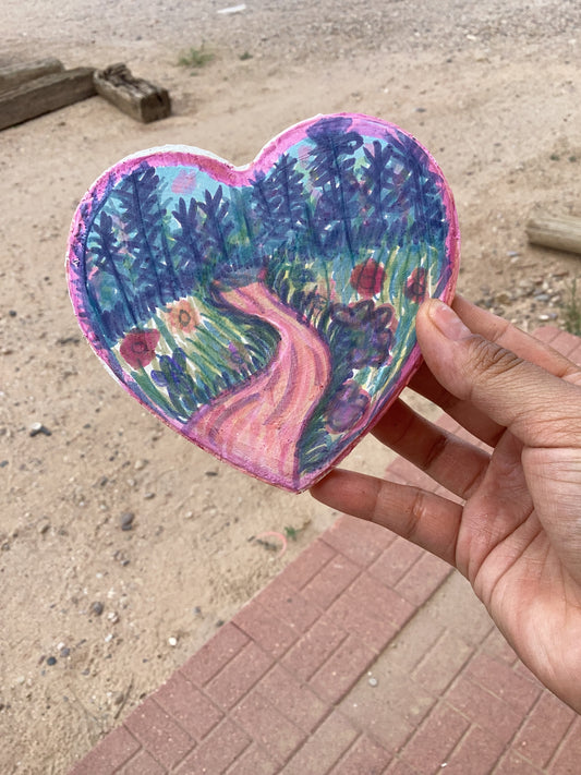 The Meadow Acrylic on Wood Panel